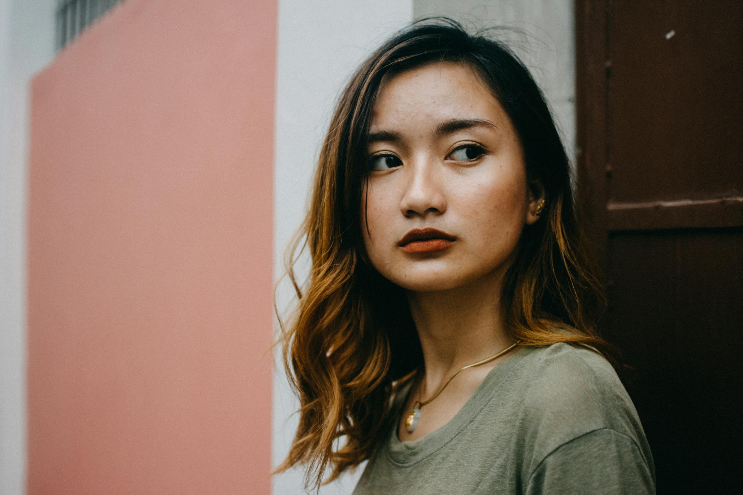 A teenage girl looking serious | Source: Pexels