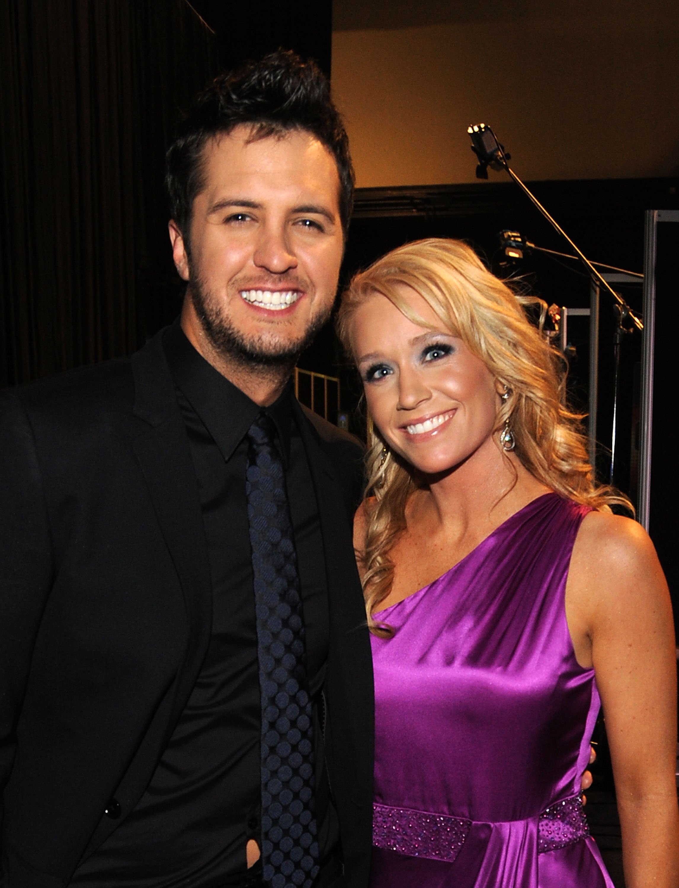 Caroline Boyer and Luke Bryan in Nashville in 2009. | Source: Getty Images 