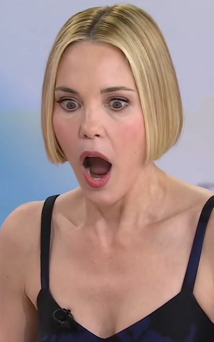 Leslie Bibb's shocked expression after Jenna Bush Hager's story, on an episode of "Today with Jenna & Friends" on June 17, 2025 | Source: Instagram/jennaandfriends