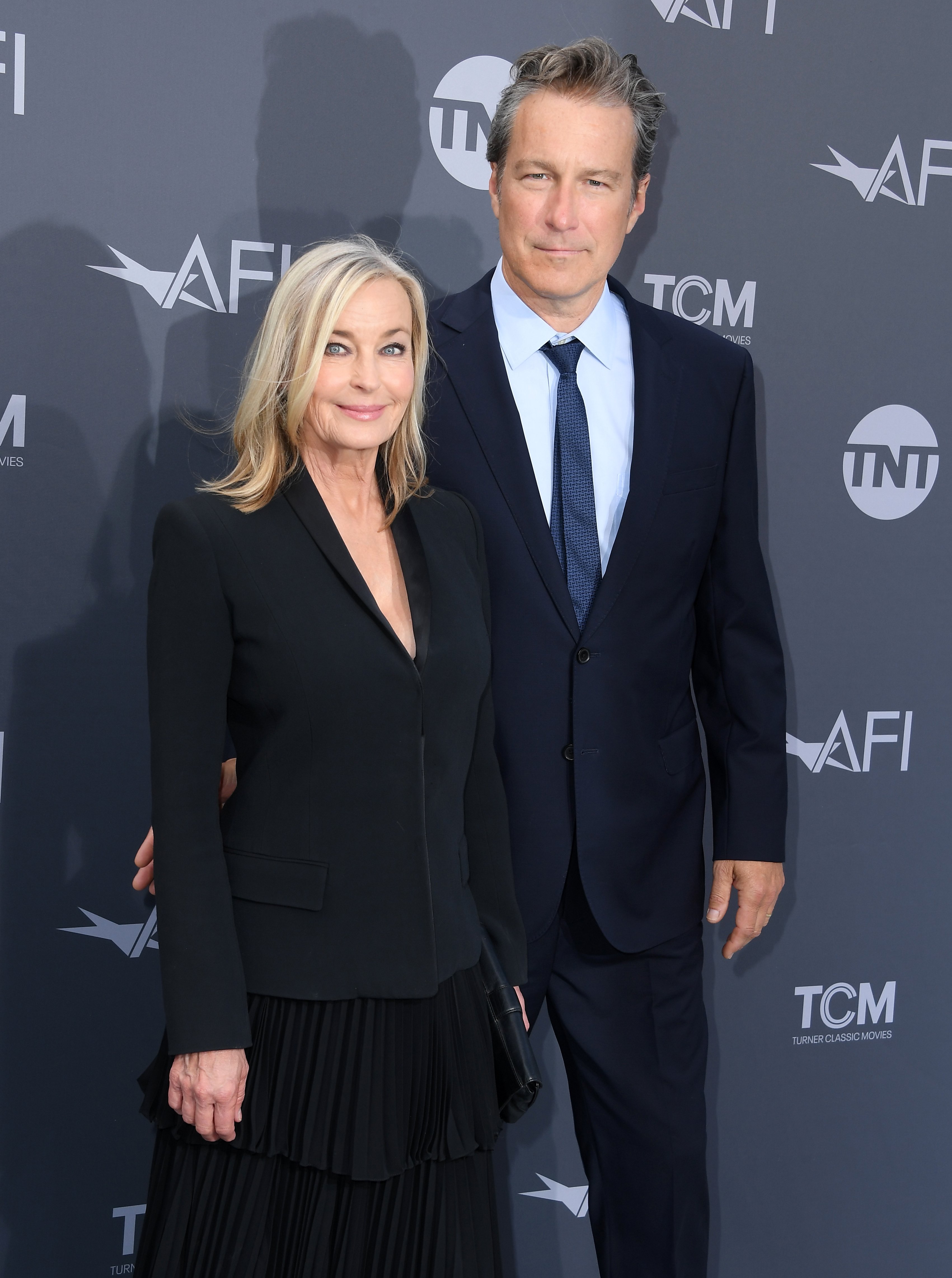 Bo Derek, John Corbett arrives at the 48th AFI Life Achievement Award Gala Tribute Celebrating Julie Andrews at Dolby Theatre on June 09, 2022 | Source: Getty Images