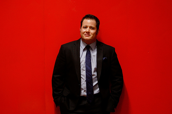 Chaz Bono poses backstage prior to speaking with Dr Elizabeth Riley as part of the Sydney Gay & Lesbian Mardi Gras at the Seymour Centre in Sydney, Australia, on February 26, 2014. | Source: Getty Images