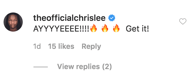 Chris Lee comments on a video of Wayne Brady singing along with his daughter, Maile Brady to one of his songs | Source: instagram.com/mrbradybaby