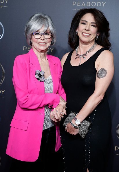 Rita Moreno and Fernanda Fisher attend the 78th Annual Peabody Awards at Cipriani Wall Street on May 18, 2019 in New York City | Photo: Getty Images