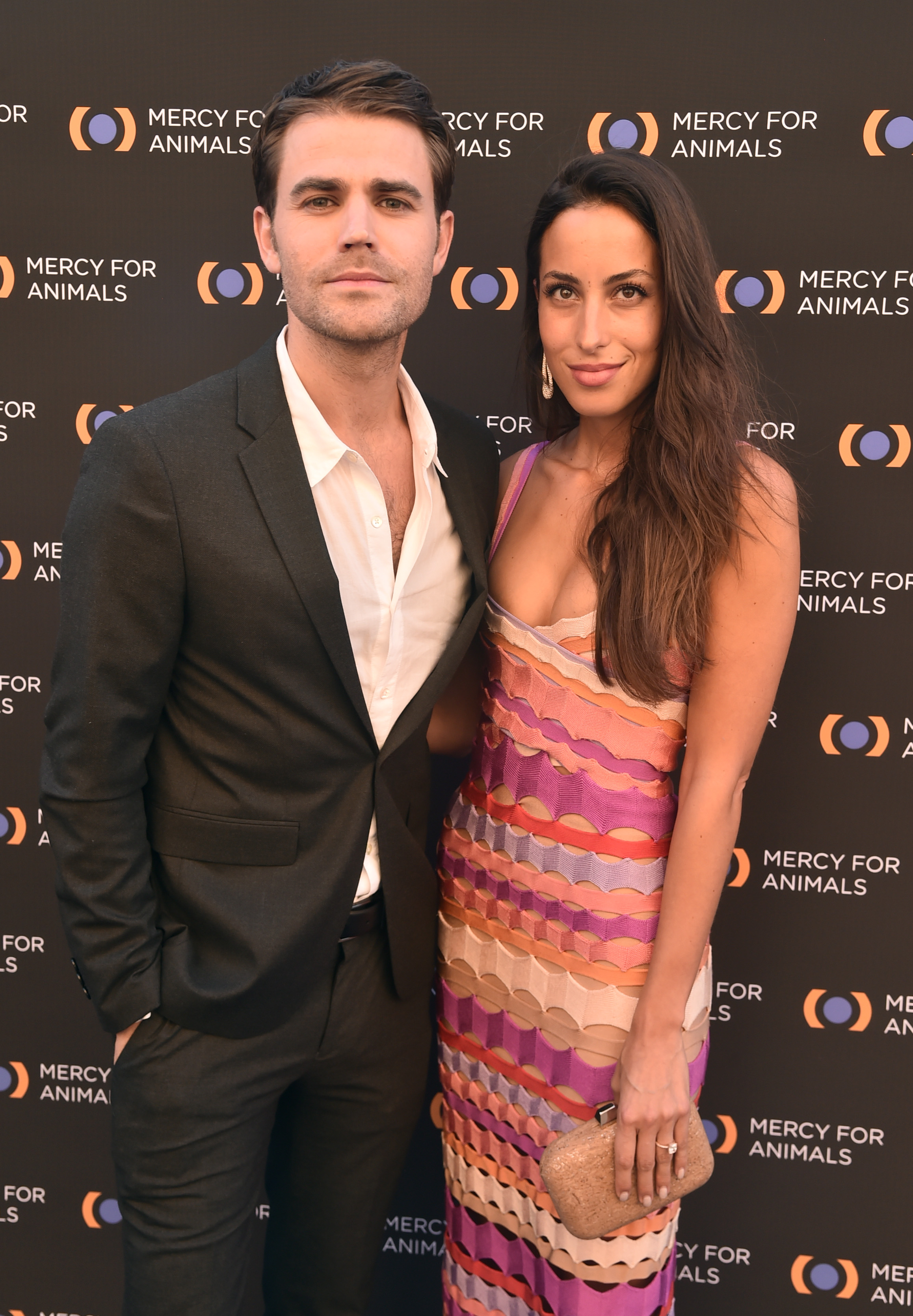 Paul Wesley and Ines De Ramon at the Mercy For Animals 20th Anniversary Gala on September 14, 2019, in Los Angeles, California | Source: Getty Images