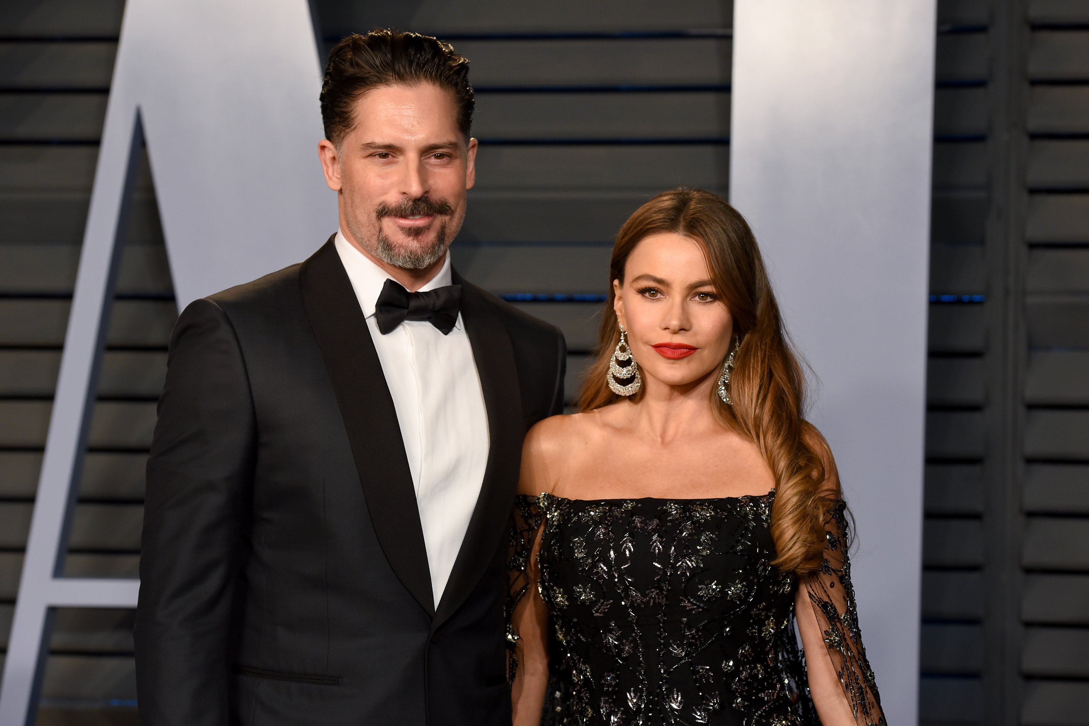 Joe Manganiello and Sofia Vergara at the 2018 Vanity Fair Oscar Party in Beverly Hills, California on March 4, 2018 | Source: Getty Images