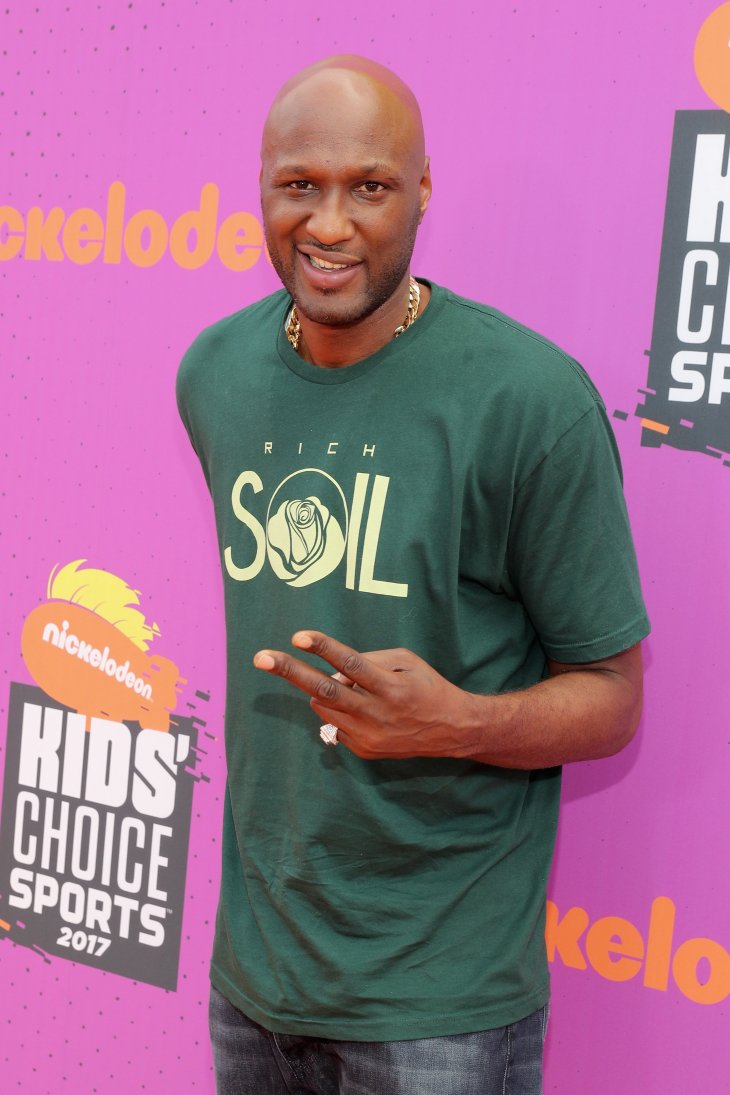 Lamar Odom at the Nickelodeon Kids' Choice Sports Awards on July 13, 2017 in Los Angeles, California. |Photo: Getty Images
