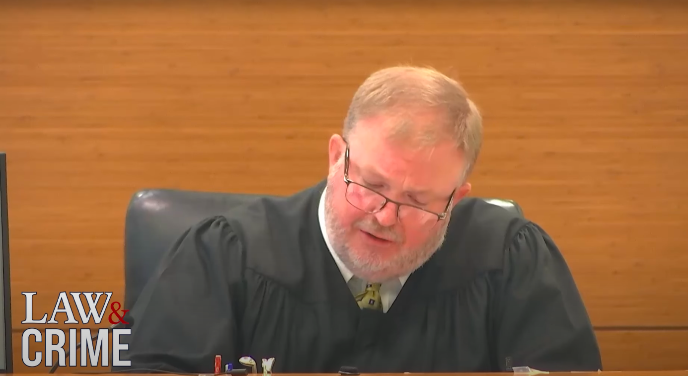 The judge sentencing Ashley Benefield for the murder of Douglas Benefield, posted on December 4, 2024 | Source: YouTube/Law&Crime Trials