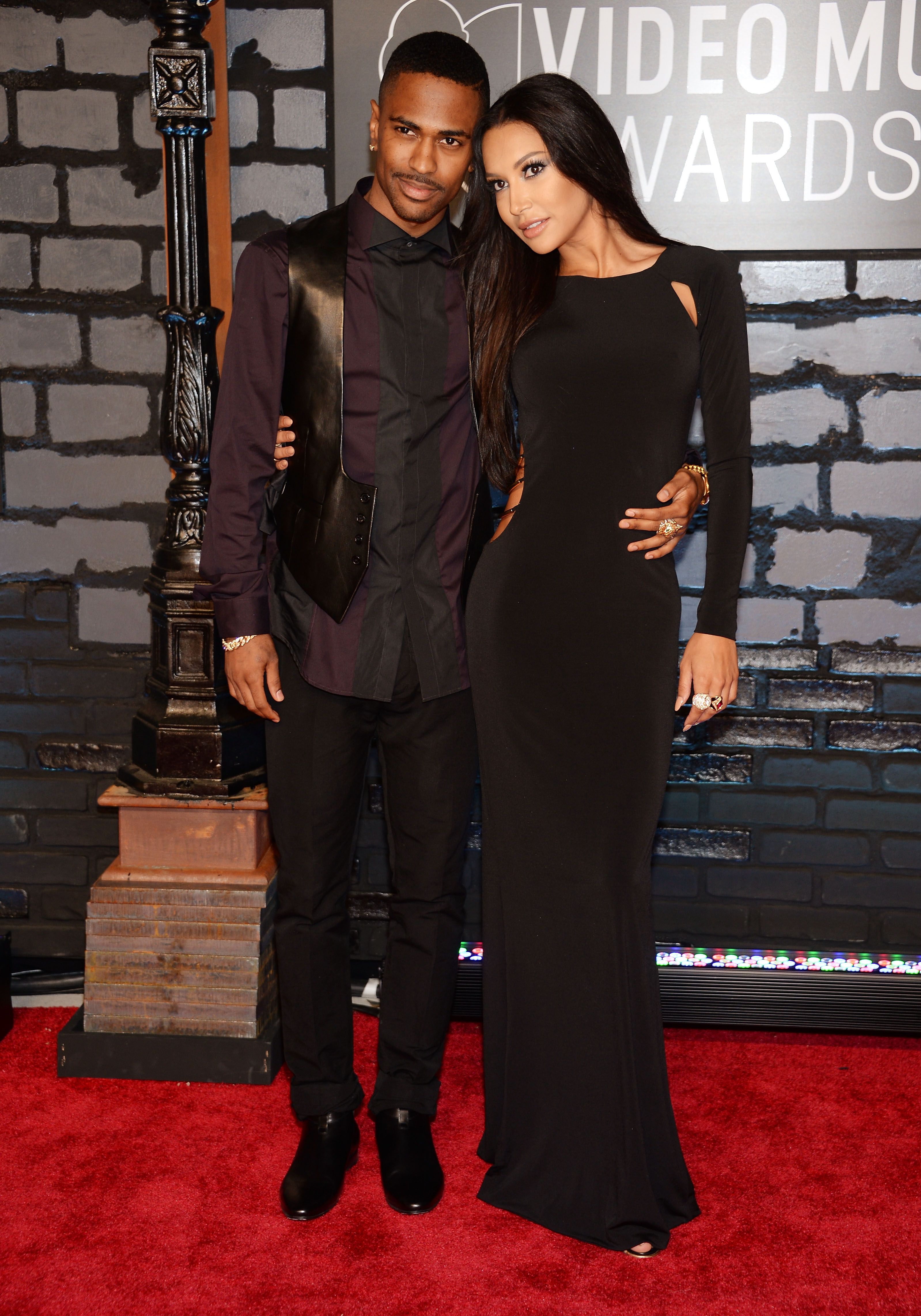 Big Sean and Naya Rivera at the MTV Video Music Awards at the Barclays Center on August 25, 2013, in the Brooklyn borough of New York City | Photo: Dimitrios Kambouris/WireImage/Getty Images