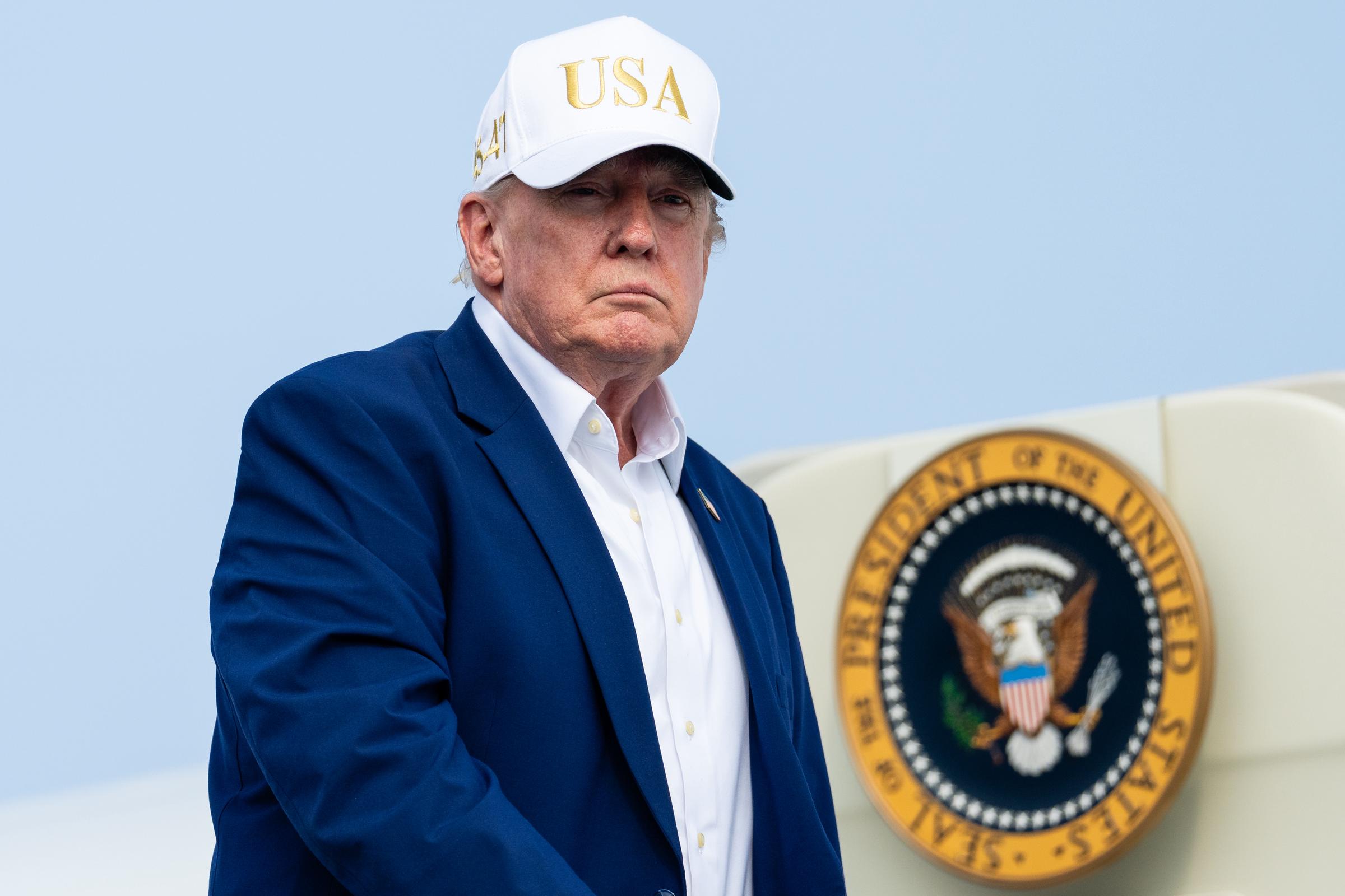 Trump had said during the Ankara summit that he was Iran's "number one target," amid reports of a credible threat against him. The security concerns would soon lead to an extraordinary departure plan. | Source: Getty Images