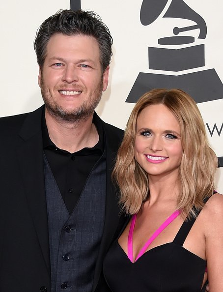 Blake Shelton and Miranda Lambert at the STAPLES Center on February 8, 2015 in Los Angeles, California | Photo: Getty Images