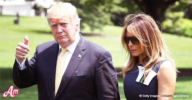 Melania and President Trump Return Home after a Whirlwind Visit to Japan