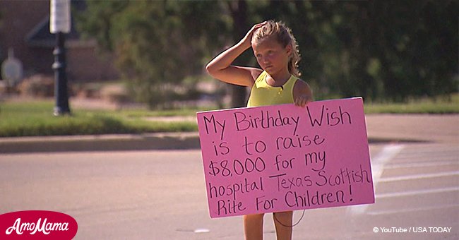 Grateful girl raises money for hospital that helped her walk