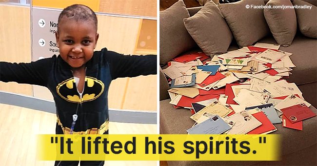 Boy, 6, was feeling low after cancer diagnosis, gets hundreds of Christmas cards from strangers