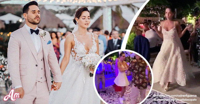 Todos los vestidos de Carmen Villalobos en su boda de