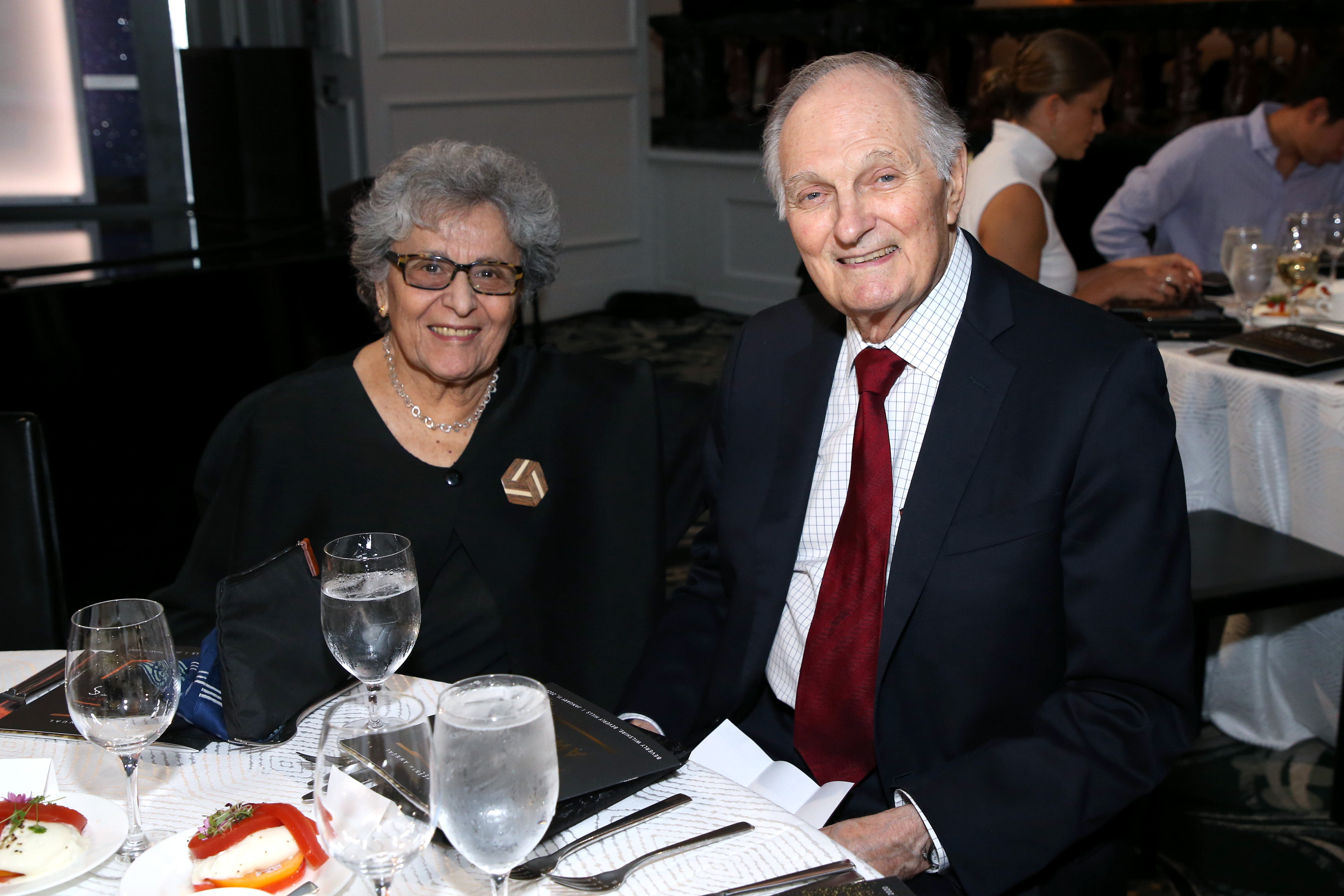 Arlene and Alan Alda at AARP The Magazine's 19th Annual Movies For Grownups Awards on January 11, 2020, in Beverly Hills, California | Source: Getty Images