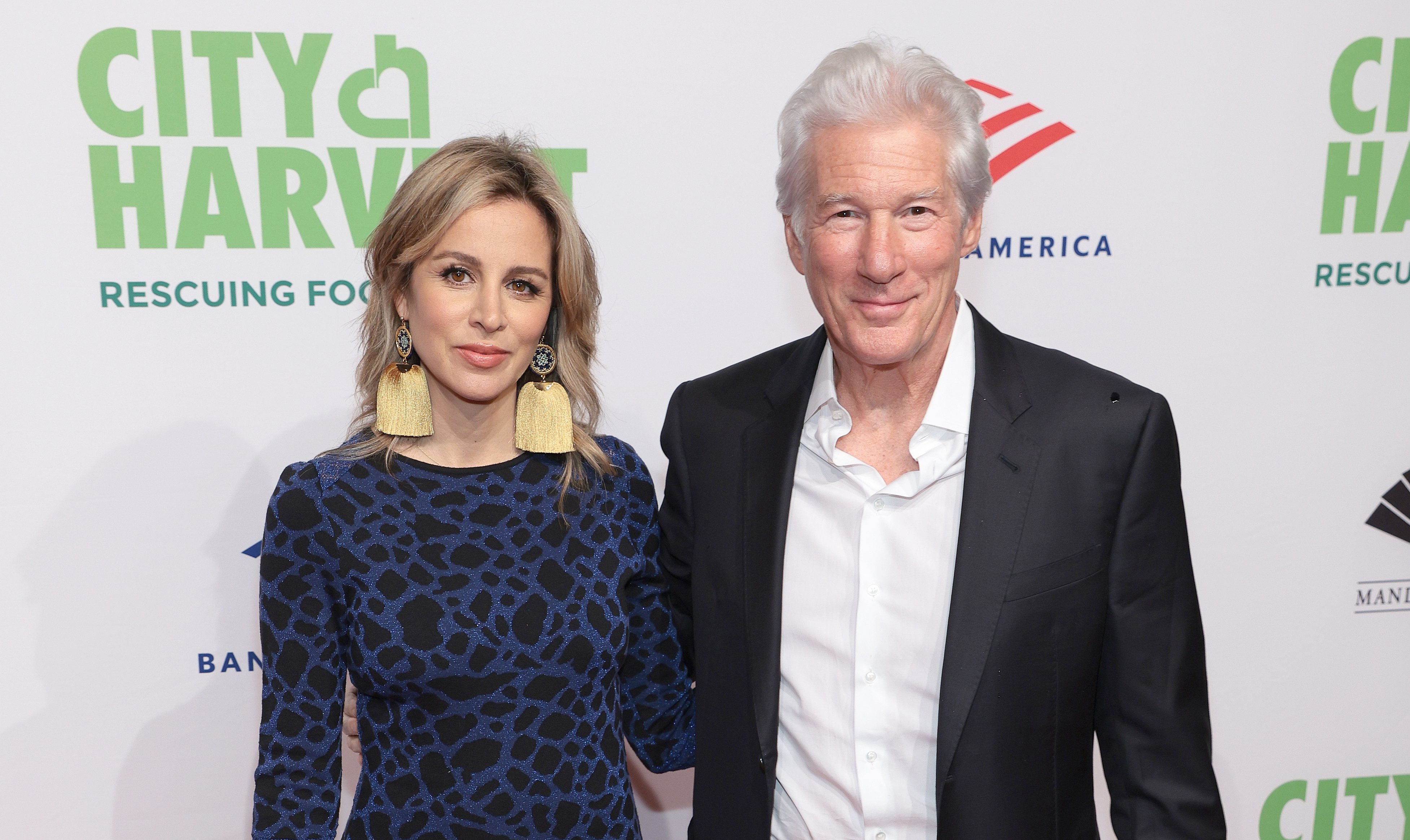 Alejandra Silva and Richard Gere attend the City Harvest Presents The 2022 Gala: Red Supper Club at Cipriani 42nd Street on April 26, 2022 in New York City | Source: Getty Images 