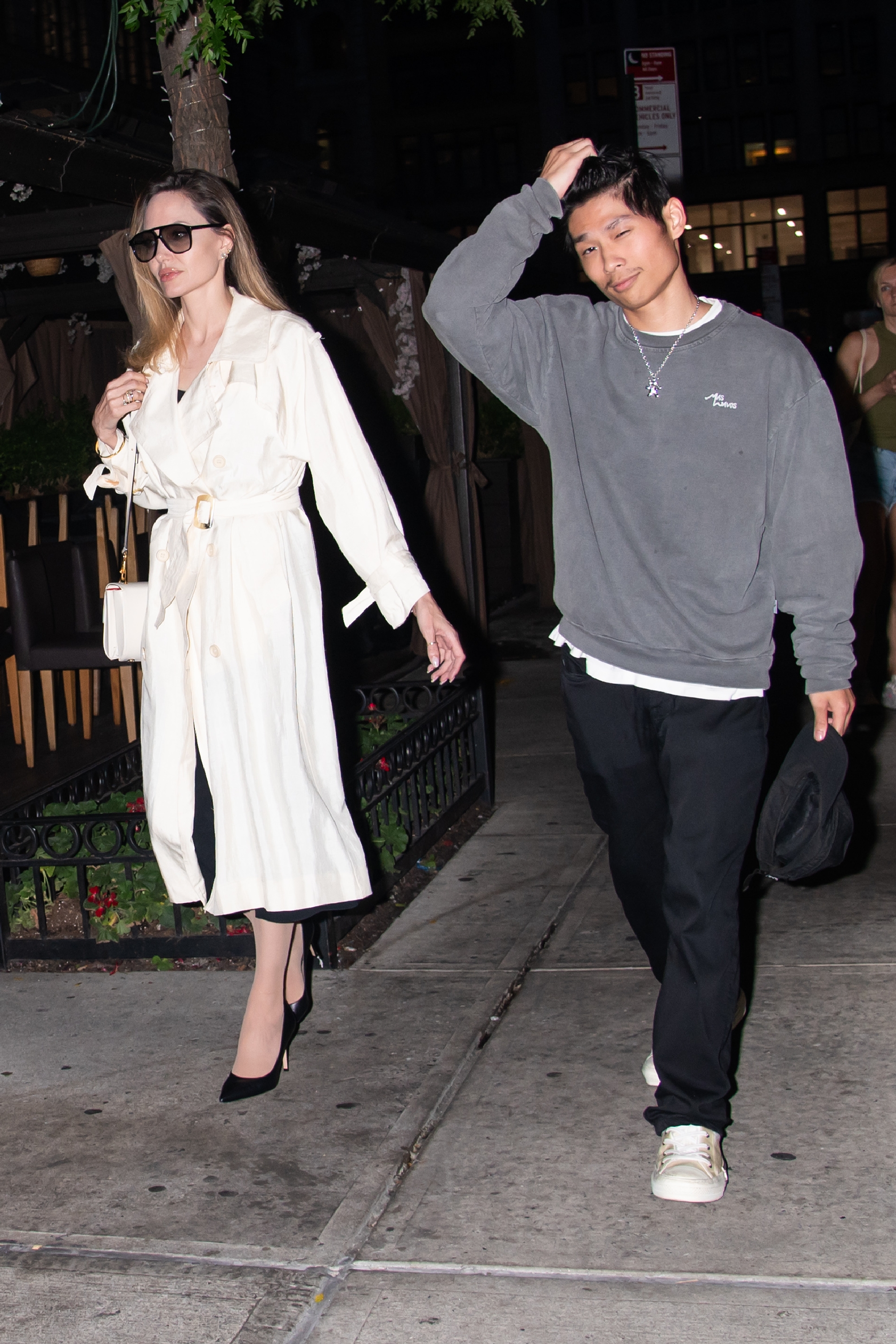 Angelina Jolie and Pax Jolie-Pitt photographed on June 26, 2023, in New York. | Source: Getty Images
