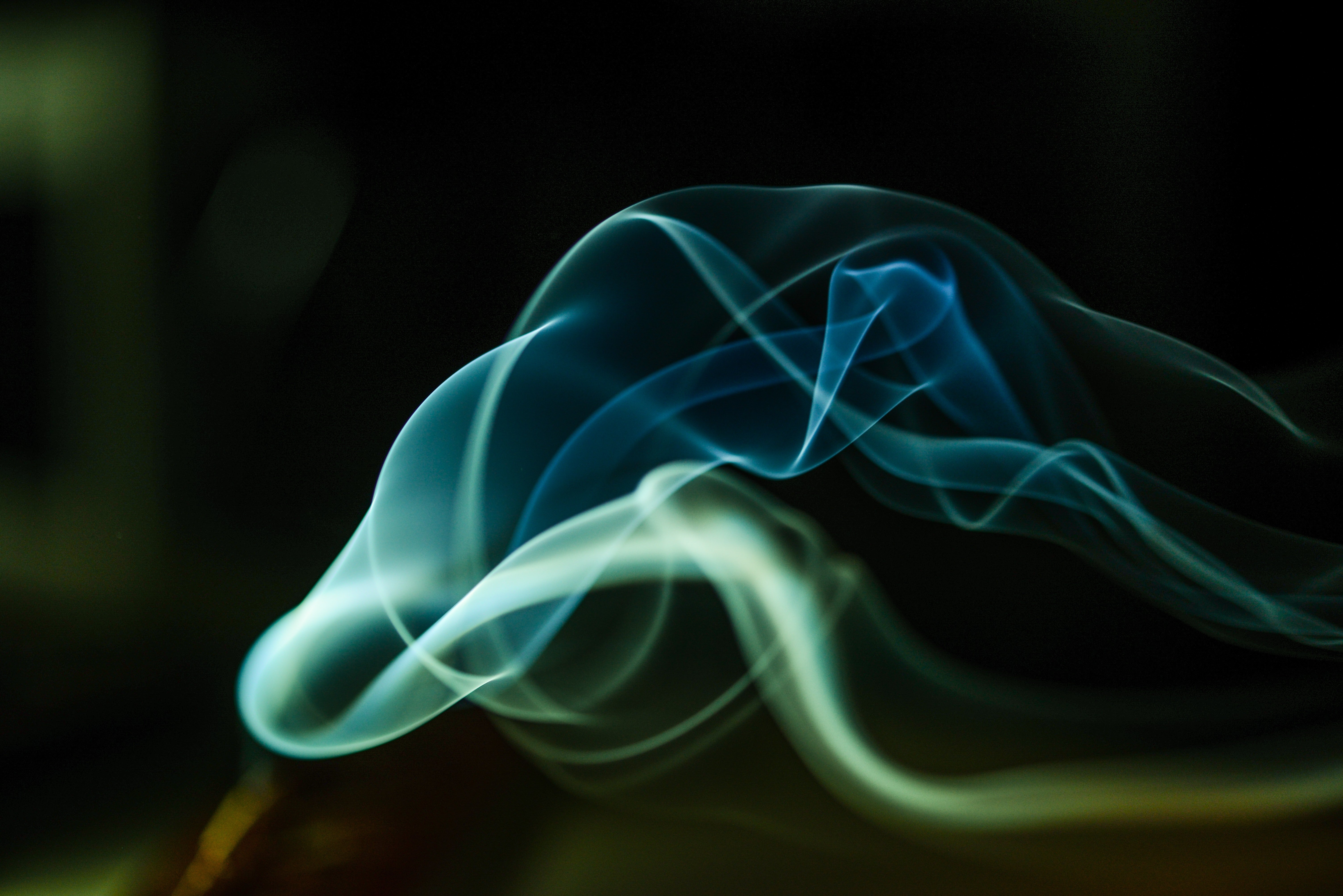 Blue smoke. | Source: Pexels
