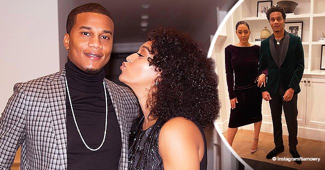 Tia Mowry from 'Sister, Sister' & Husband Cory Hardrict Dress to ...