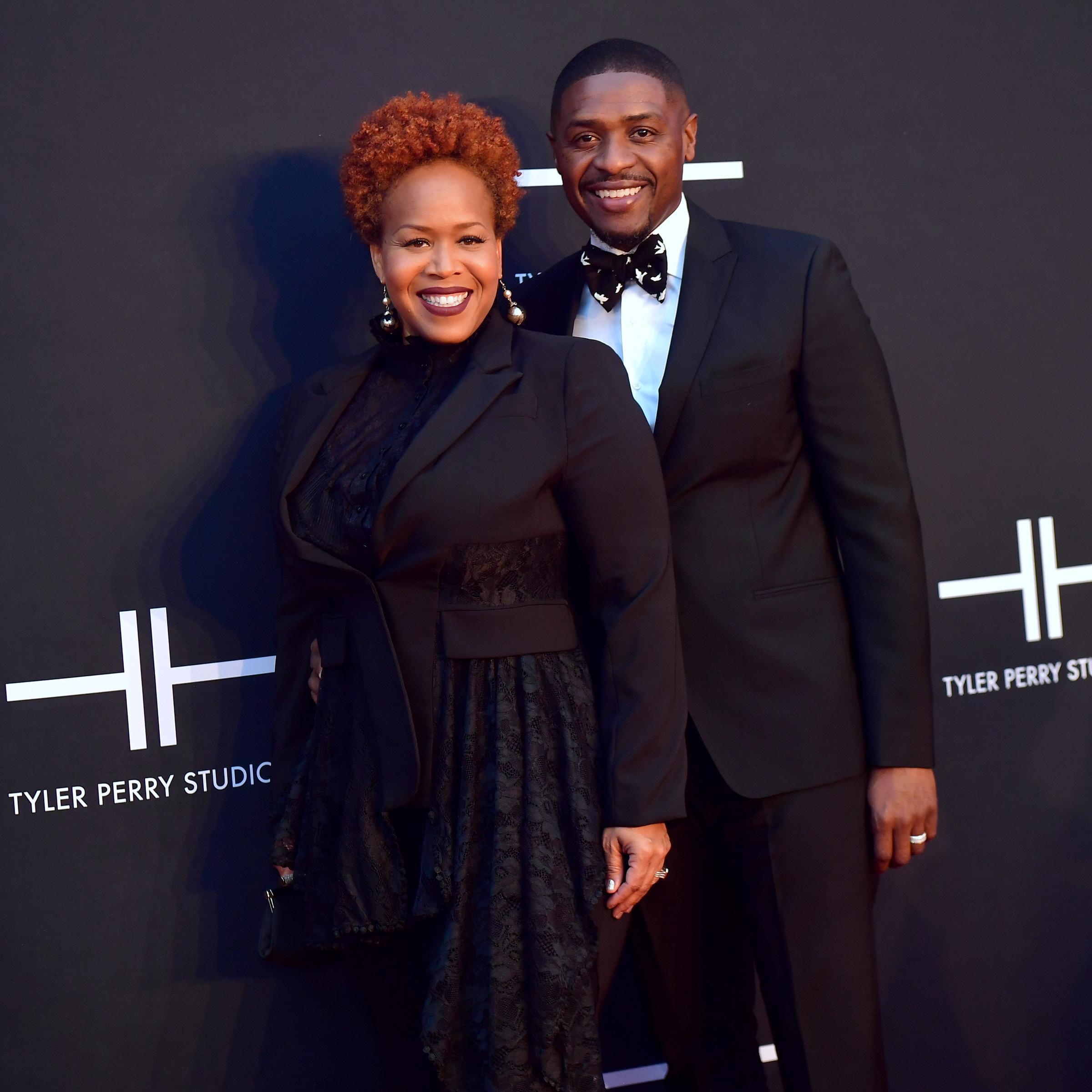 Tina and Glendon "Teddy" Campbell attend the Tyler Perry Studios Grand Opening Gala on October 5, 2019 | Source: Getty Images