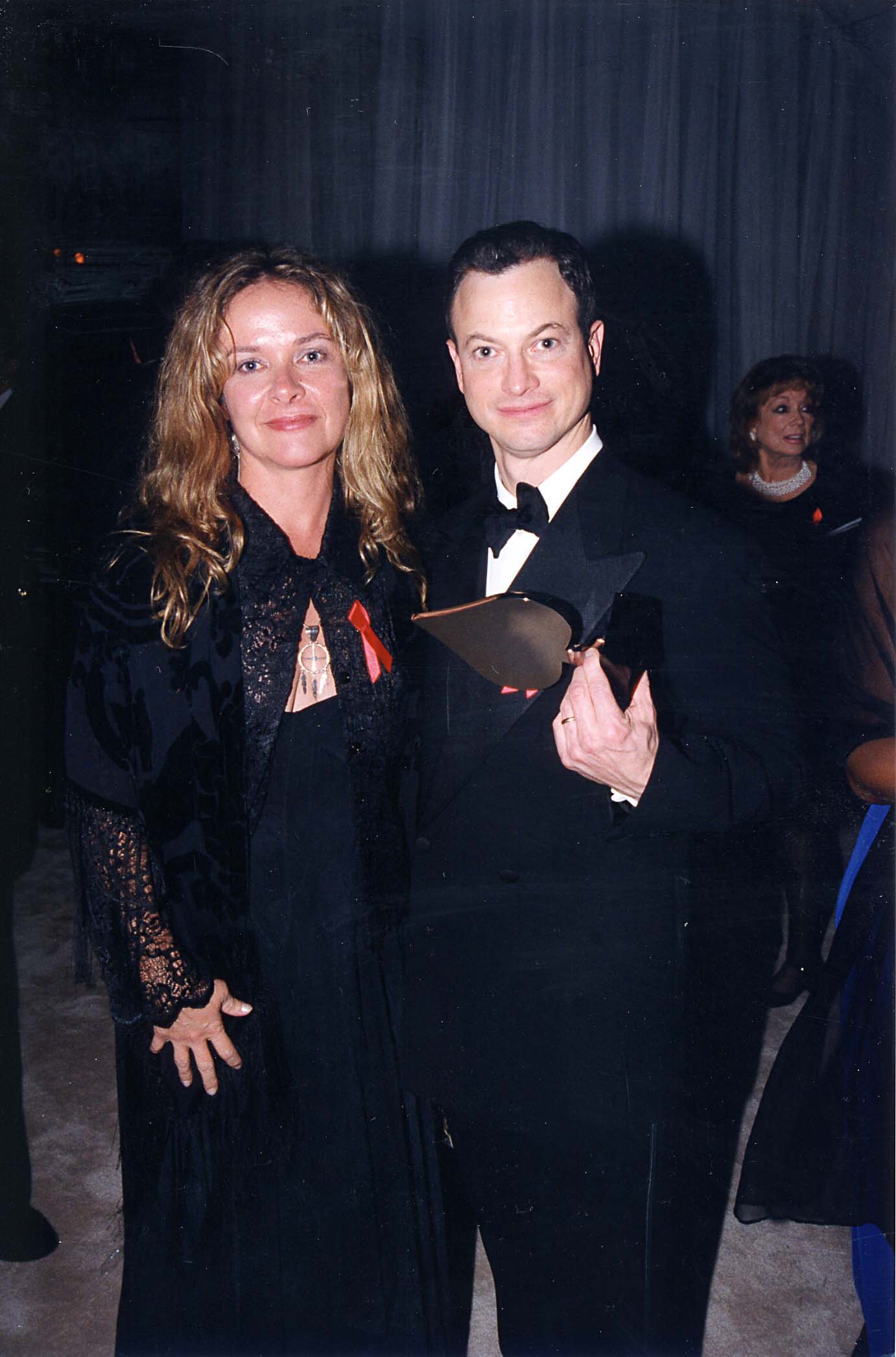 Gary Sinise and his wife Moira Harris during the 1997 Cable ACE Awards in Los Angeles, California | Source: Getty Images