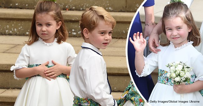 Prince George and Princess Charlotte steal the show at yet another wedding