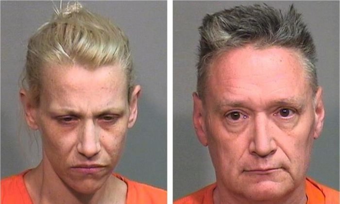 Mugshots of JoAnn Cunningham and Andrew Freund Sr. Photo: McHenry County Sheriff's Department 