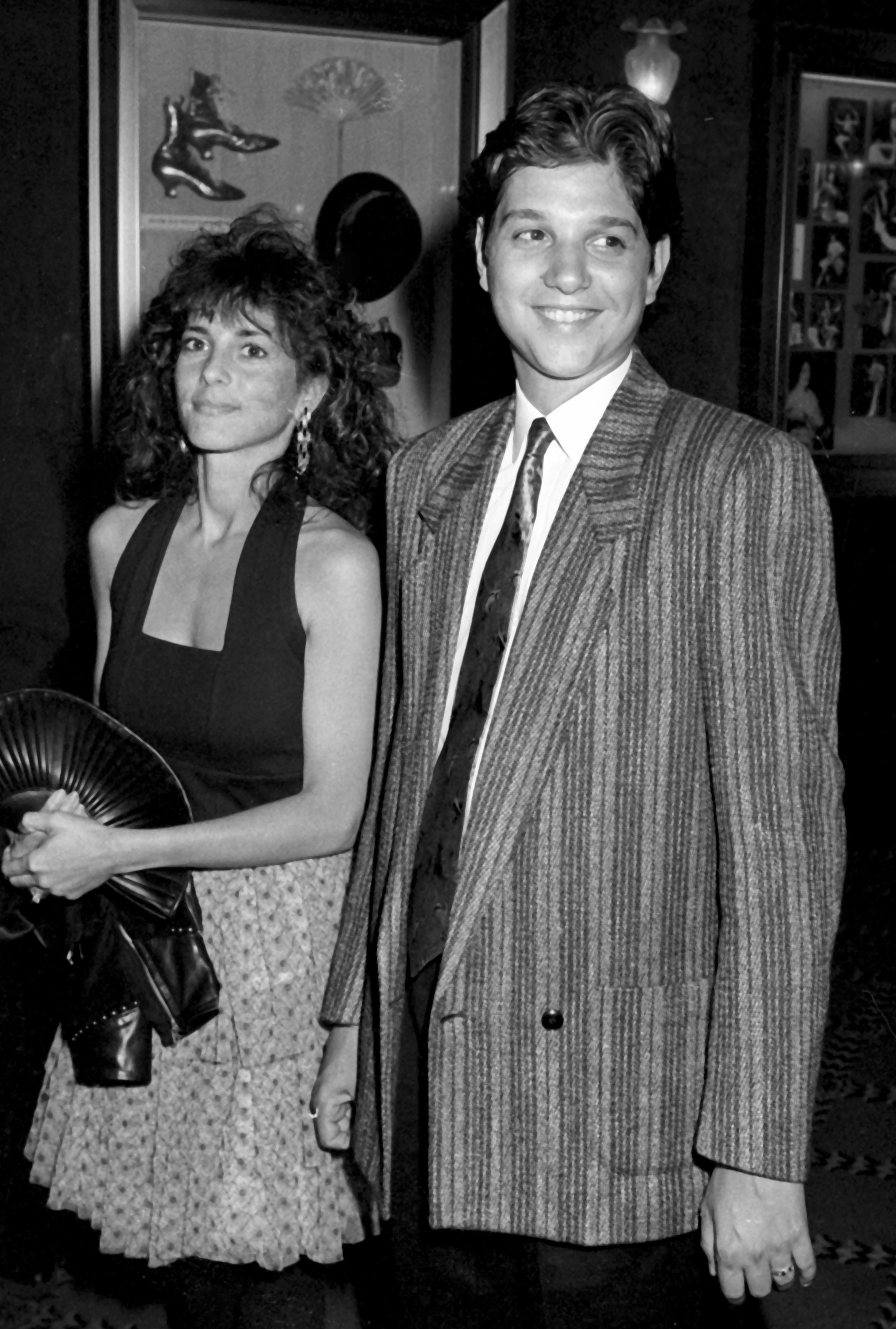 Ralph Macchio and wife, Phyllis Fierro, at "Great Balls of Fire" Premiere on June 26, 1989 at the Ziegfeld Theater in New York City. | Source: Getty Images