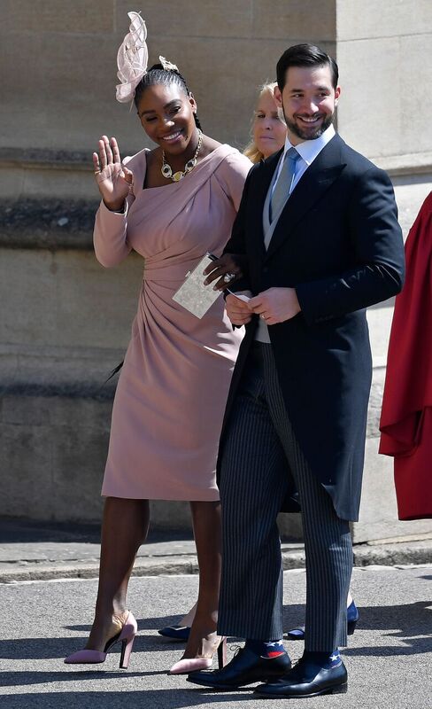Alexis Ohanian and Serena Williams at the Royal Wedding of the Duke and Duchess of Sussex | Source: Getty Images/GlobalImagesUkraine