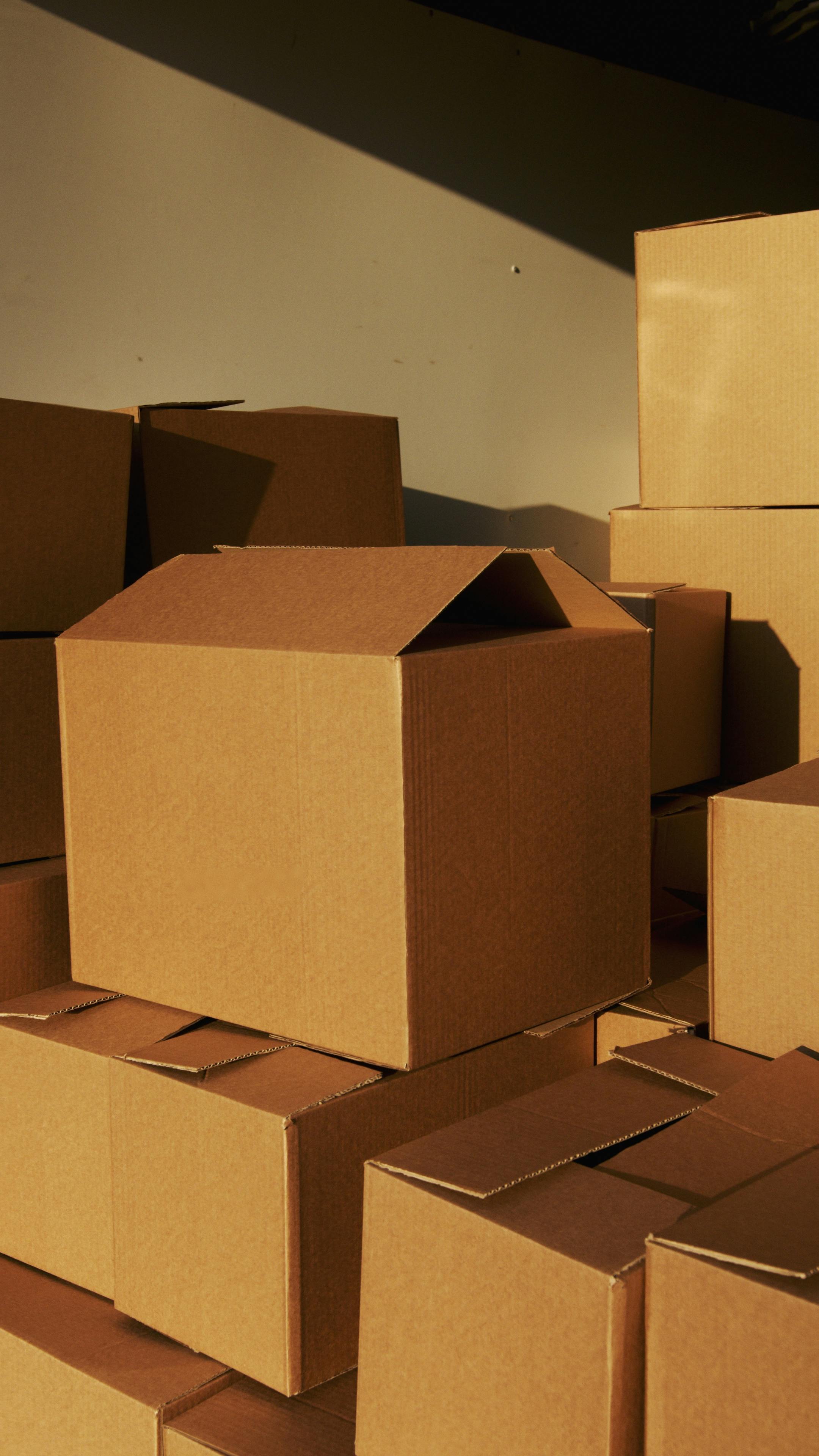 Brown boxes | Source: Pexels