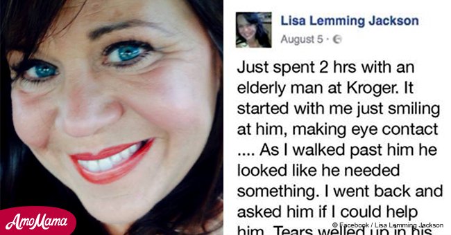 Mujer ayudó a hombre mayor que tuvo 'un accidente en sus pantalones' en una farmacia 