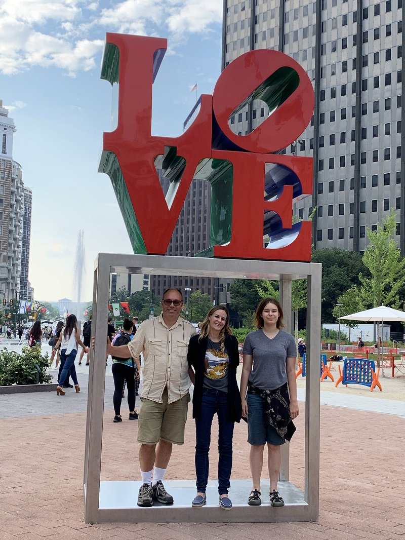 Jessica, Alice, and Aaron in Philadelphia in 2019 | Photo: Courtesy of Jessica Share