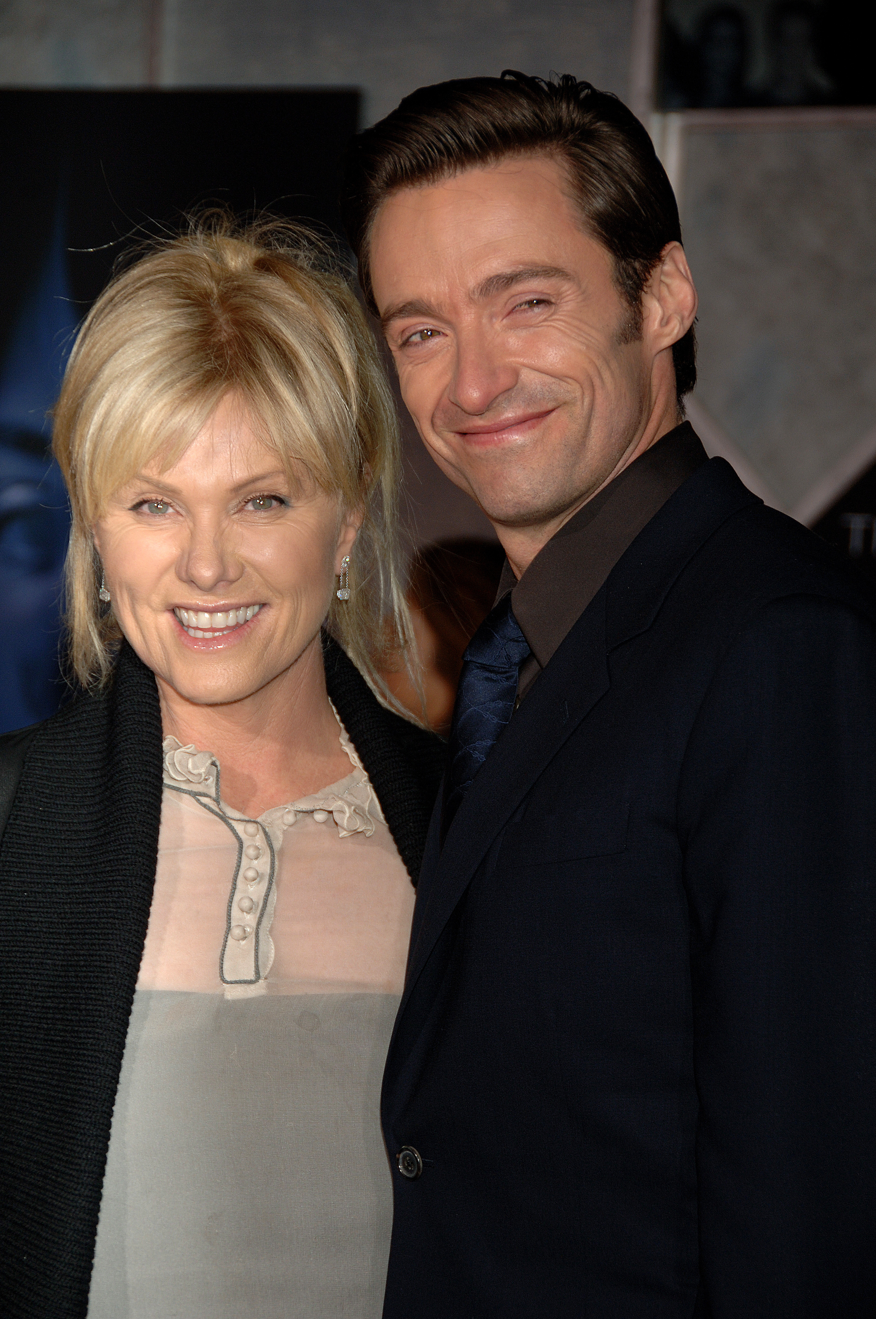 Deborra-Lee Furness and Hugh Jackman at Hollywood premiere of "The Prestige" in 2006 | Source: Getty Images
