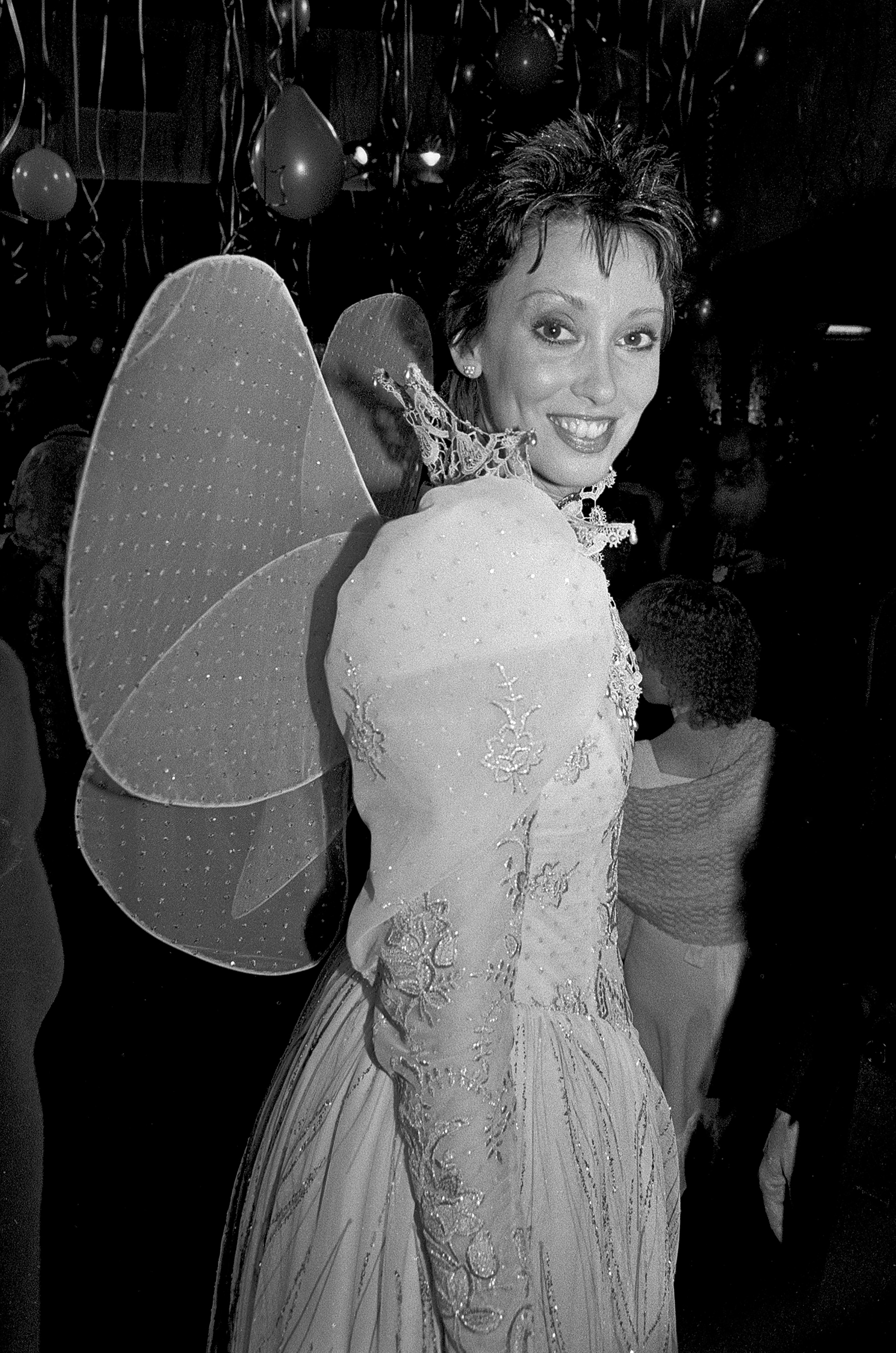 Shelley Duvall attends a party honoring stars of past "Fairytale Theatre" shows, on March 6, 1985 | Source: Getty Images