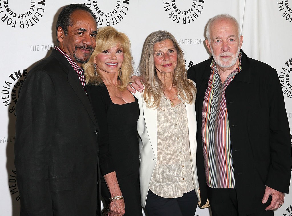  Tim Reid, Loni Anderson, Jan Smithers, and Howard Hesseman attend the Paley Center presentation of "Baby, If You've Ever Wondered: A WKRP In Cincinnati Reunion" | Getty Images 