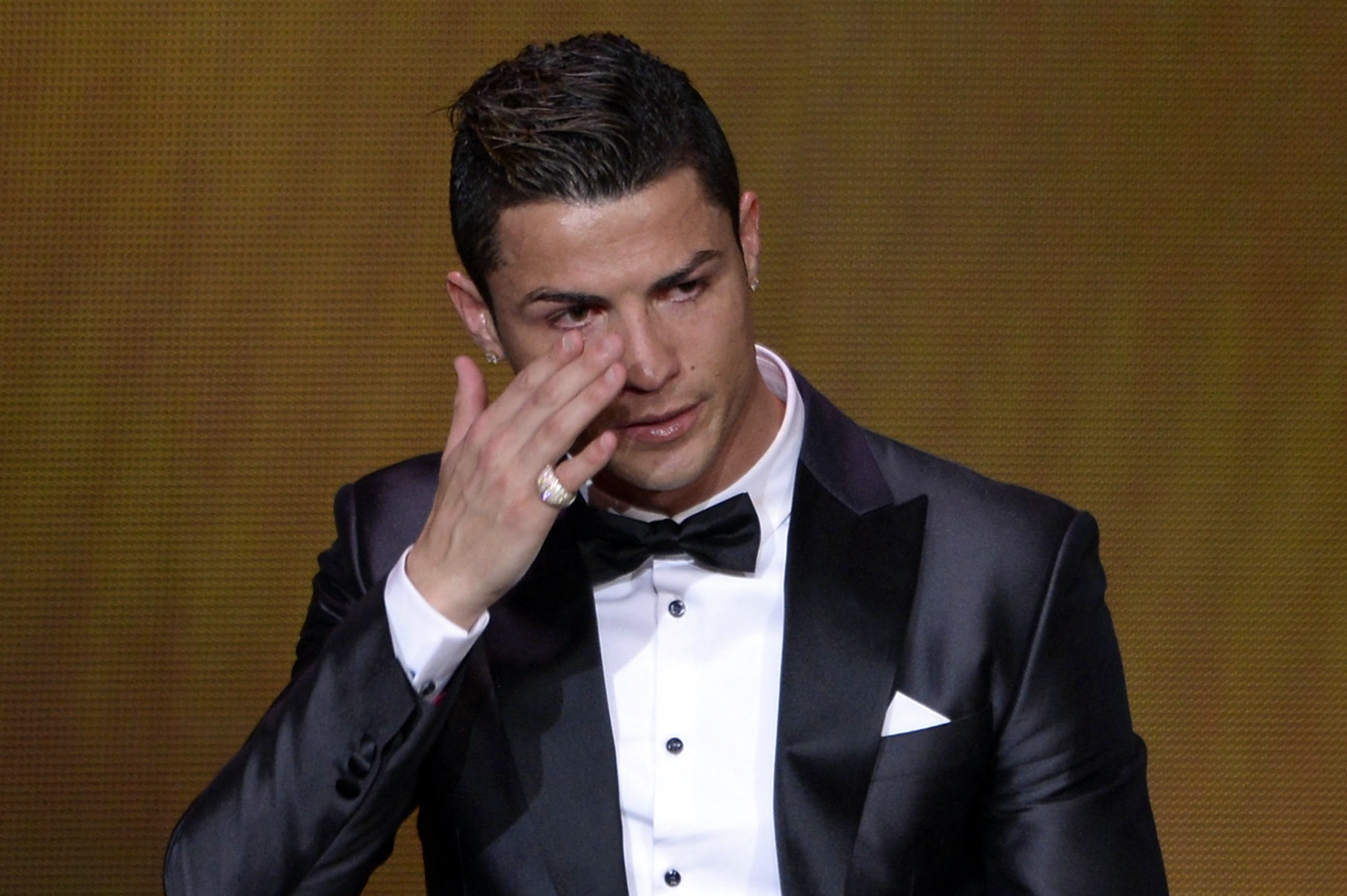 Cristiano Ronaldo at the FIFA Ballon d'Or Award ceremony in Zürich, Switzerland on January 13, 2014 | Source: Getty Images