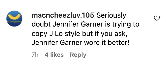 Fan comment, dated October 2023 | Source: Instagram/pagesix