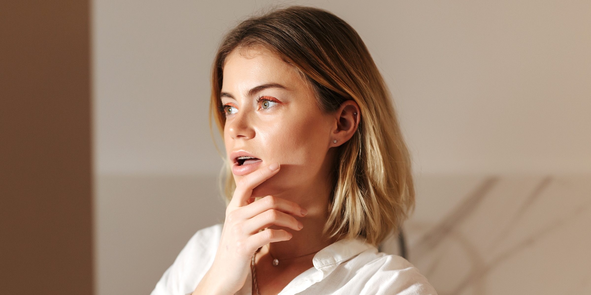 A thoughtful woman | Source: Shutterstock