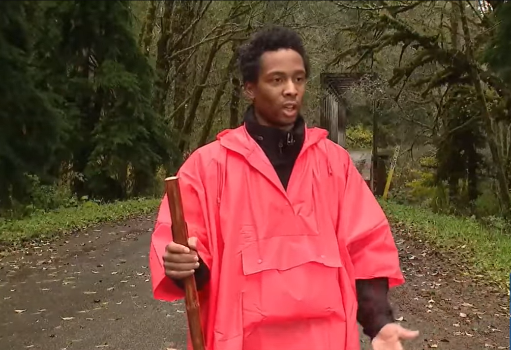 Axel Graham is seen by Bogachiel River in a video dated November 6, 2025 | Source: YouTube/@komonews