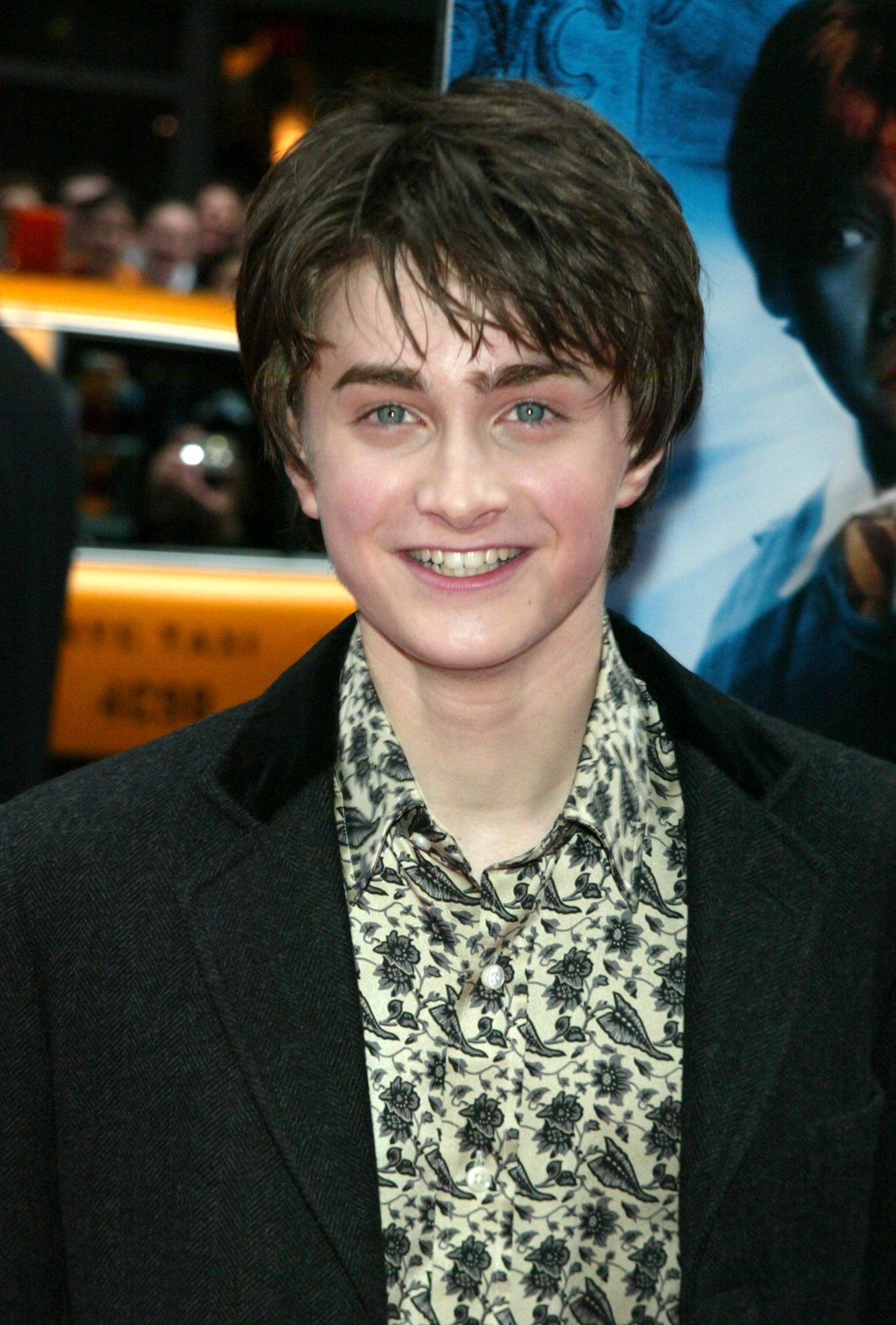 The boy at the "Harry Potter and the Chamber of Secrets" premiere in New York City on November 10, 2002 | Source: Getty Images