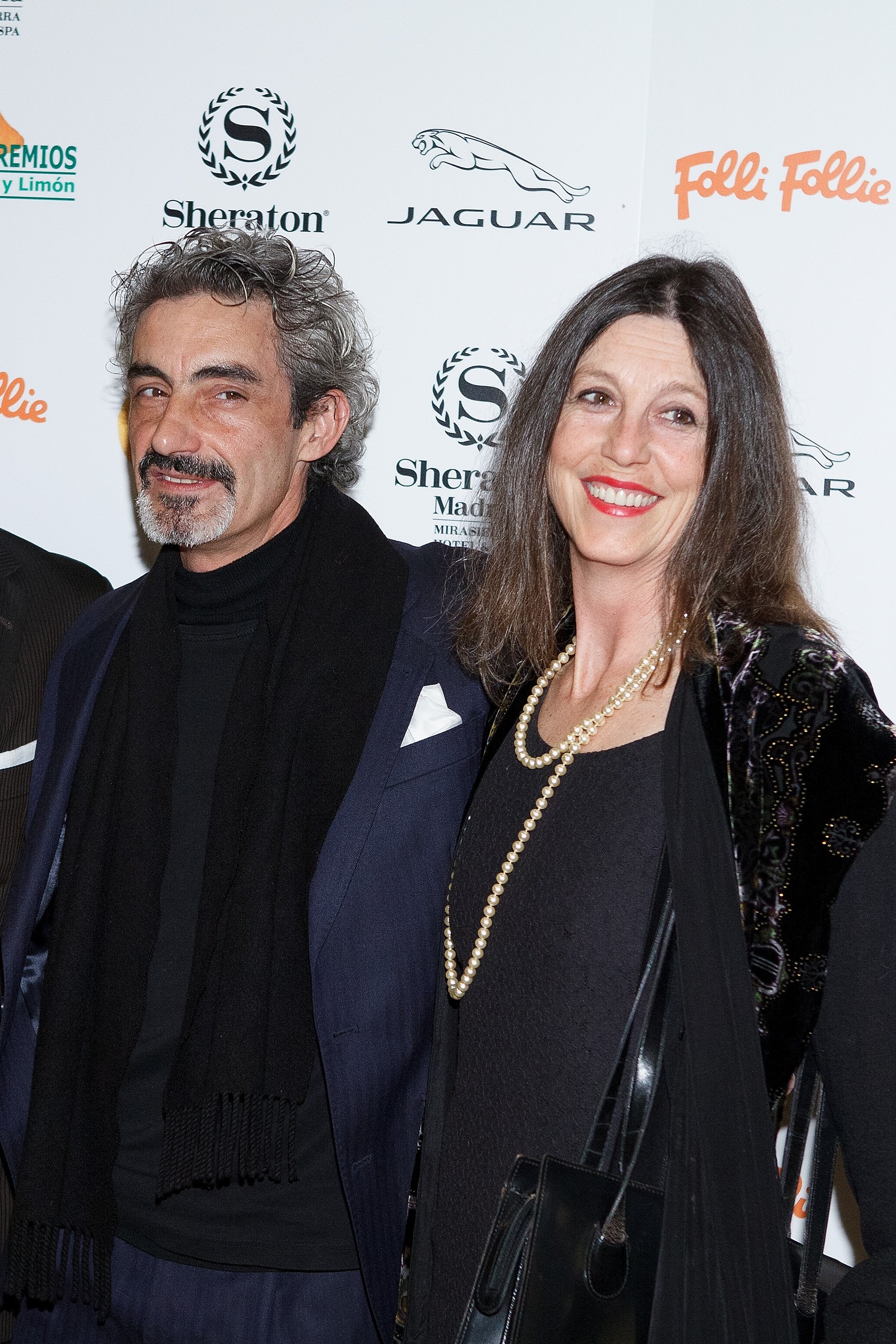 Micky Molina y Sara Blakstad asisten a los premios "Naranja y Limón" en el hotel Sheraton Mirasierra en abril de 2013 en Madrid || Fuente: Getty Images