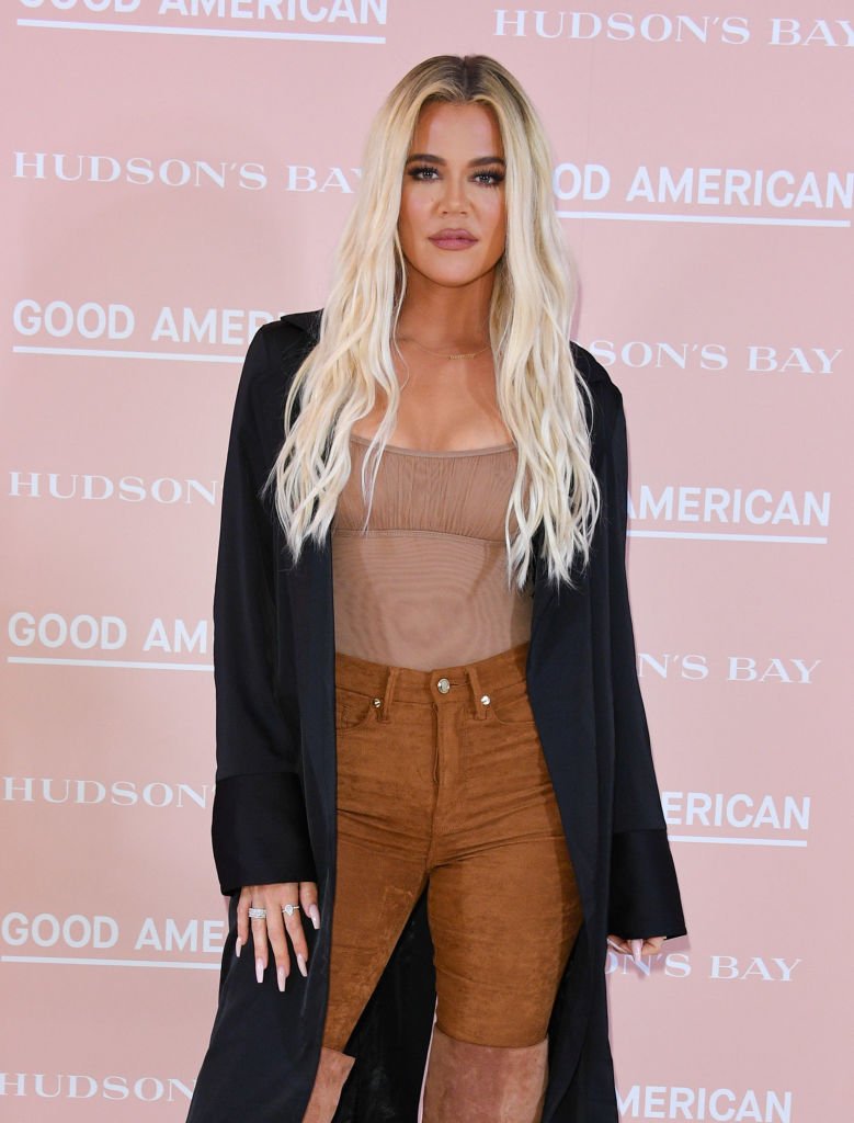 Khloe Kardashian attends Hudson's Bay's launch of Good American in Toronto.| Photo: Getty Images