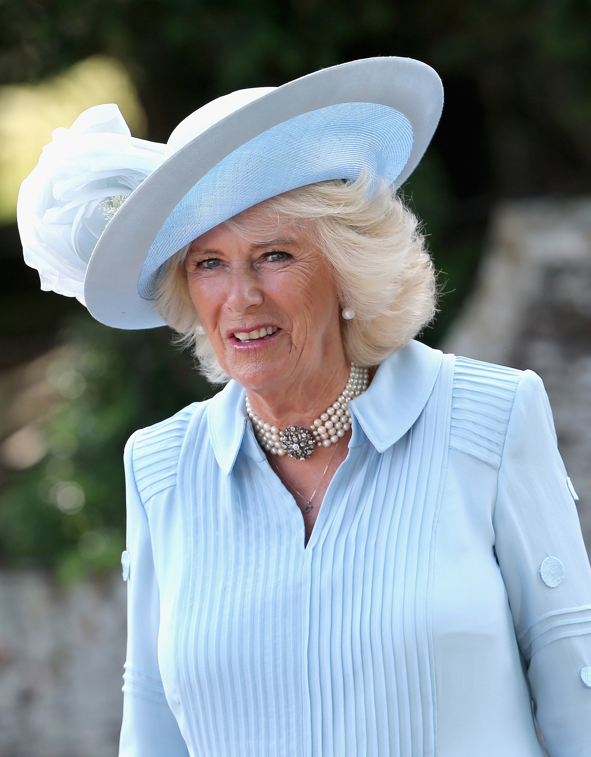 Camilla attended Princess Charlotte of Cambridge's Christening at St. Mary Magdalene Church in Sandringham, England, on July 5, 2015 | Source: Getty Images