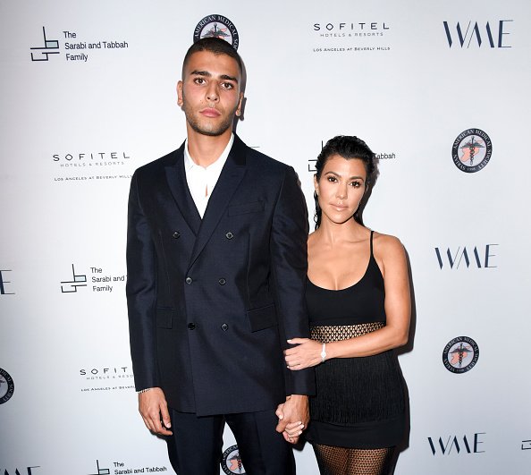 Younes Bendjima and Kourtney Kardashian attend SAMS Benefit for Syrian Refugees on May 4, 2018 in Beverly Hills, California | Photo: Getty Images