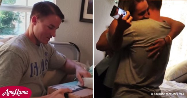 Wife surprises husband with pregnancy reveal on eve of their anniversary (video)