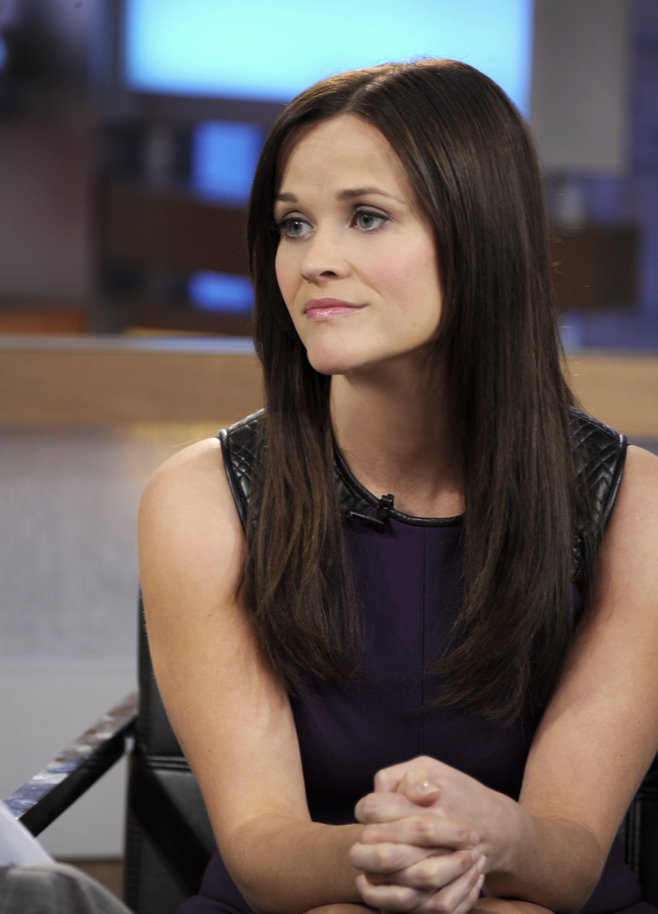 Reese Witherspoon during an interview on "Good Morning America" on May 2, 2013 | Source: Getty Images
