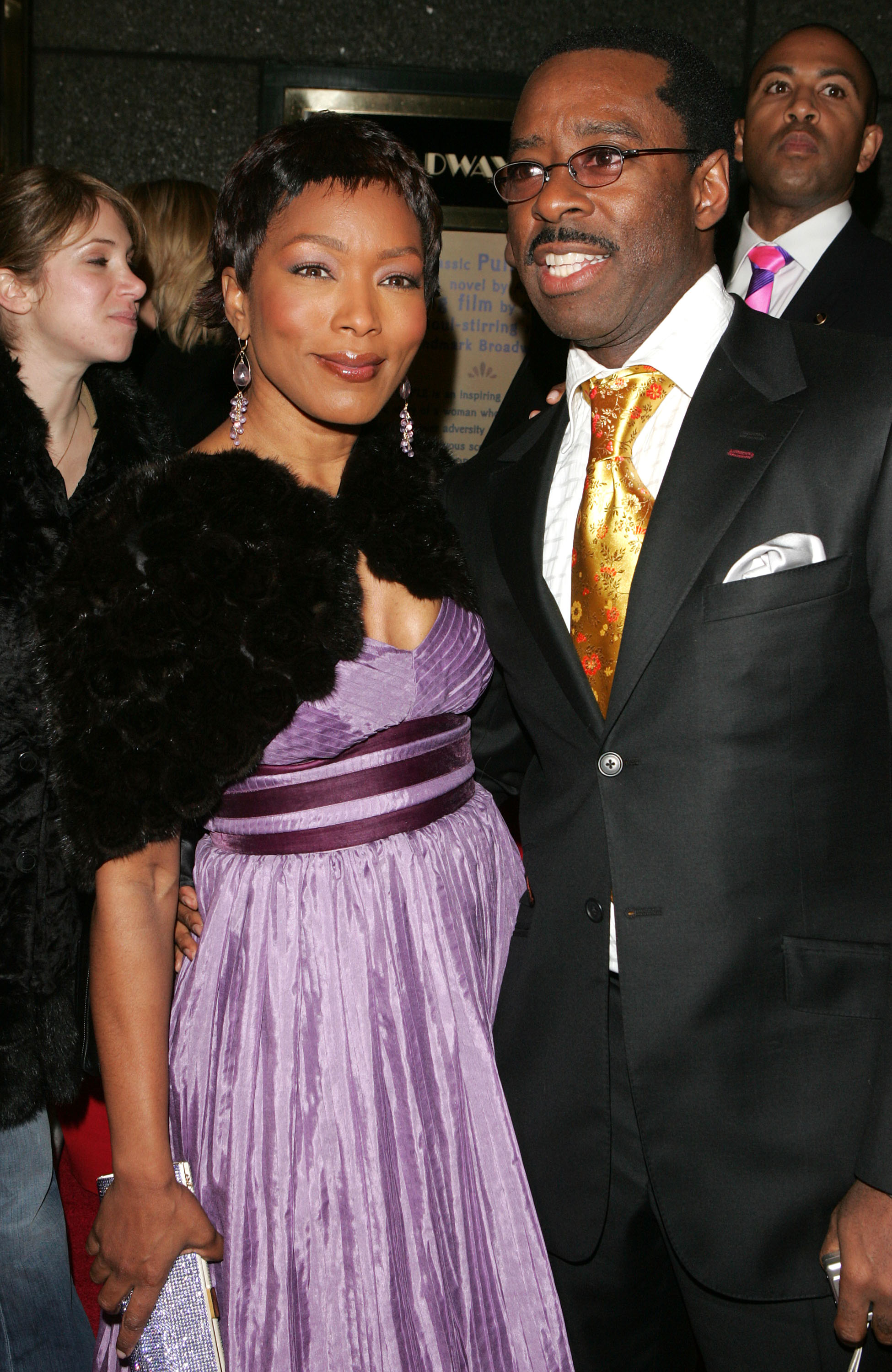 Angela Bassett and Courtney B. Vance at the Broadway Opening of "The Color Purple" on December 1, 2005 | Source: Getty Images