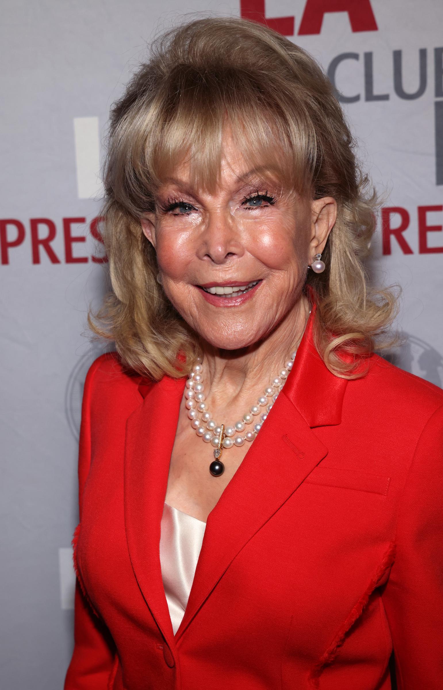 Barbara Eden attends the 16th Annual National Arts & Entertainment Journalism Awards Gala on December 3, 2023, in Los Angeles, California. | Source: Getty Images