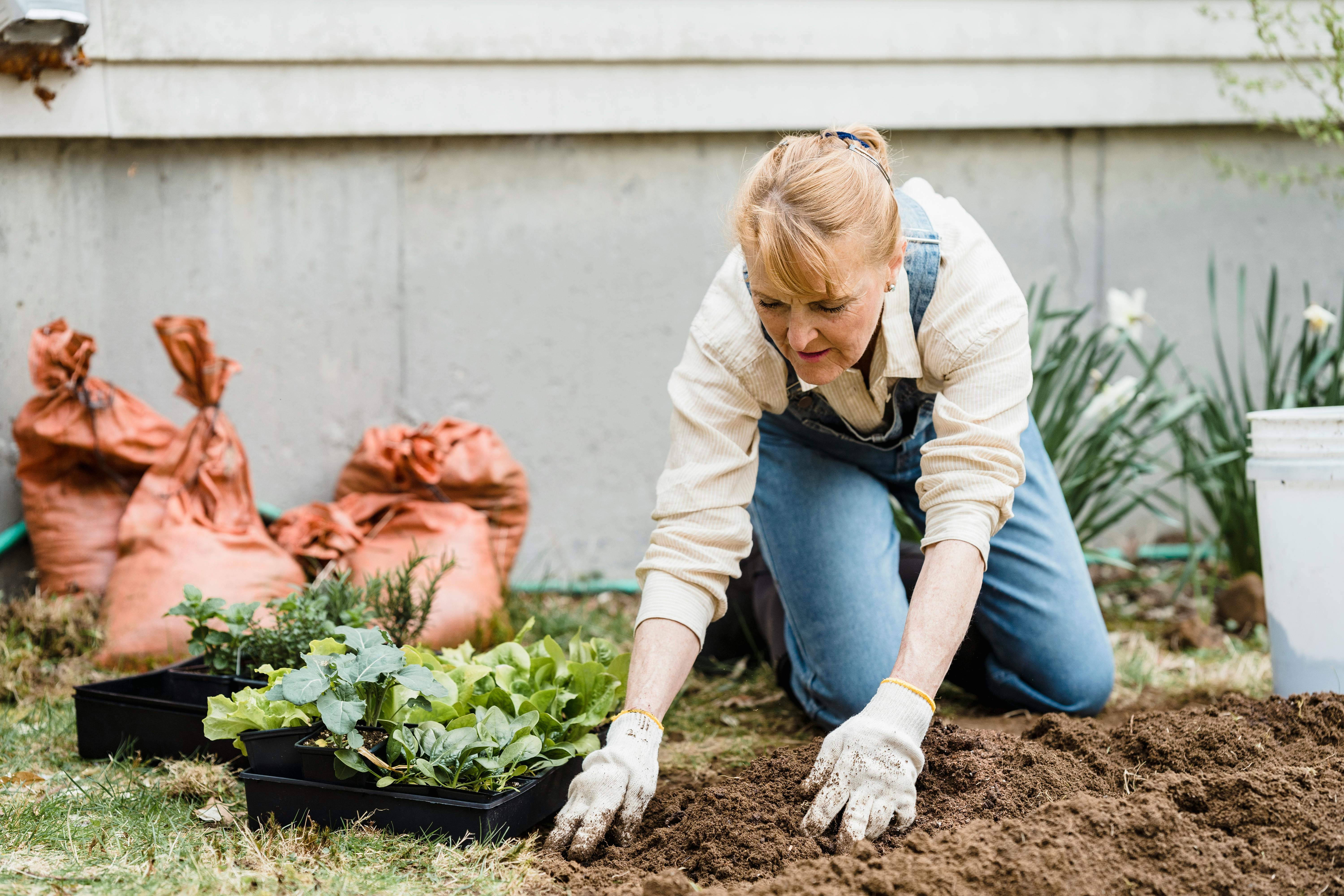 A woman gardening | Source: Pexels
