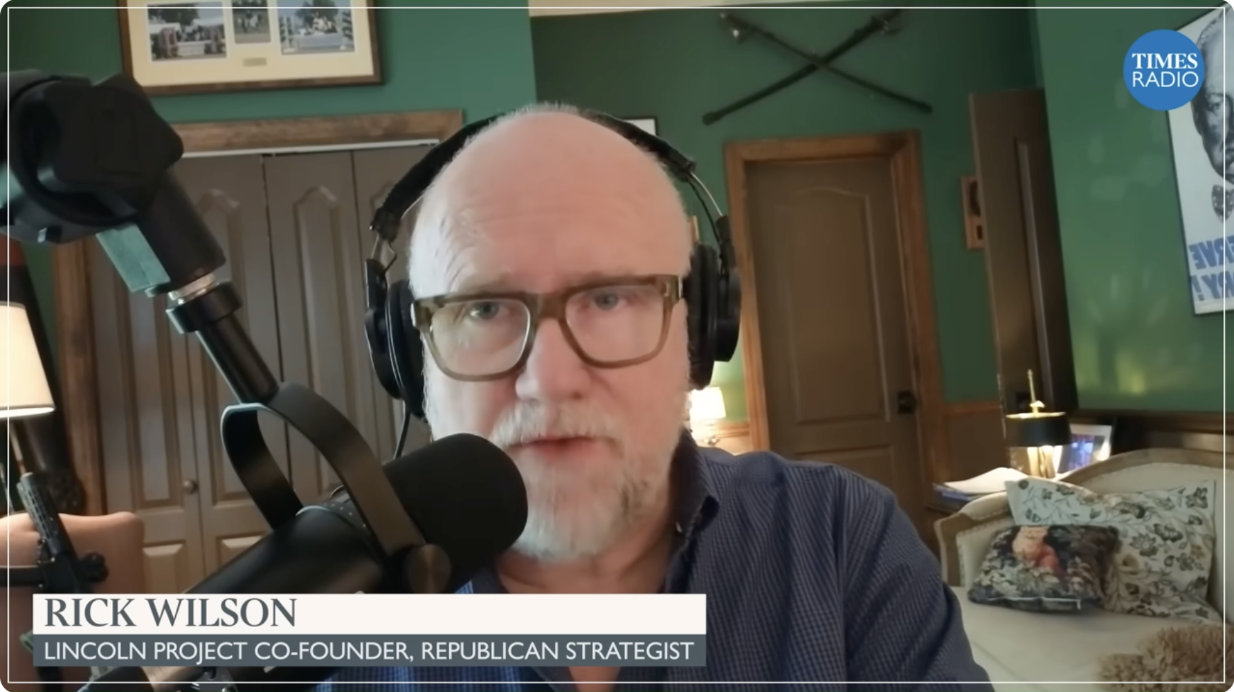 Rick Wilson speaks to Times Radio regarding President Donald Trump, posted on May 31, 2025 | Source: YouTube/Times Radio